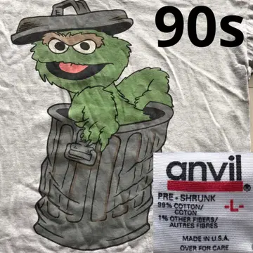 45 oscar the grouch 오스카 90년대 빈티지 T셔츠