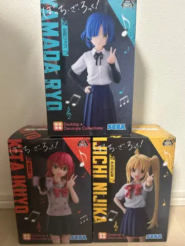 컬렉션 피규어 3체 세트 야마다 료, 키타 이쿠요, 이지치 니지카