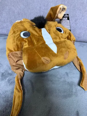 말 얼굴 플리스 모자 계묘년