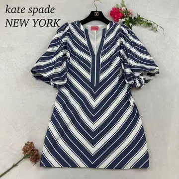 K357 새상품급 케이트 스페이드 S 네이비 스트라이프 원피스 여성용