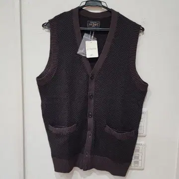 BEAMS 자카드 니트 베스트 새상품