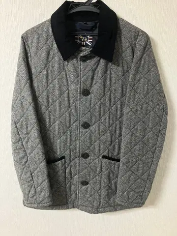 LAVENHAM 그레이 퀼팅 자켓 38