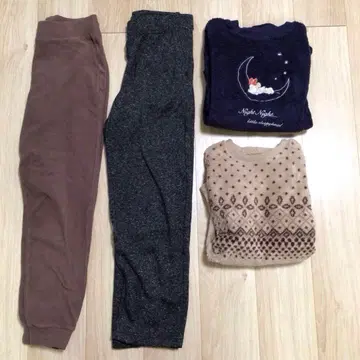 유니클로 UNIQLO 플리스 파자마 룸웨어 Disney 미니