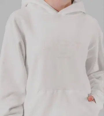 미사용 새상품 LYFT 화이트 화이트 후드티 S 사이즈