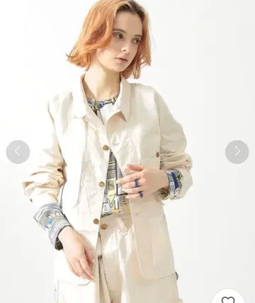 Lee x maturely/ Frayed Seam Twill Jacket