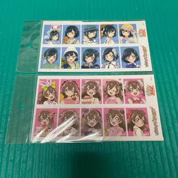 증명사진풍 데코레이션 라벨 와미 유이 후와 코코네