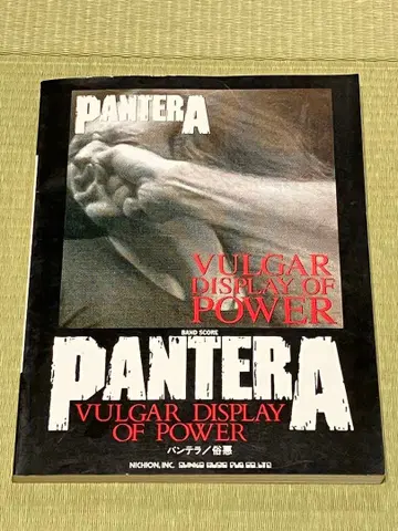 악보집 PANTERA 판테라 Vulgar