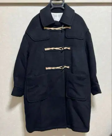 MUSED 더플 코트 네이비