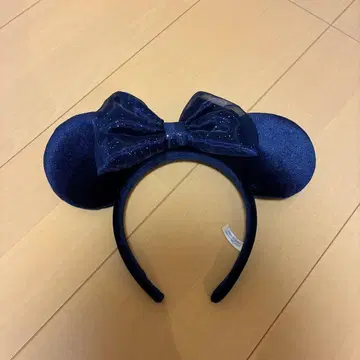 미키마우스 귀 달린 머리띠 네이비