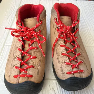 KEEN 재스퍼 23.5cm 베이지 & 빨간색