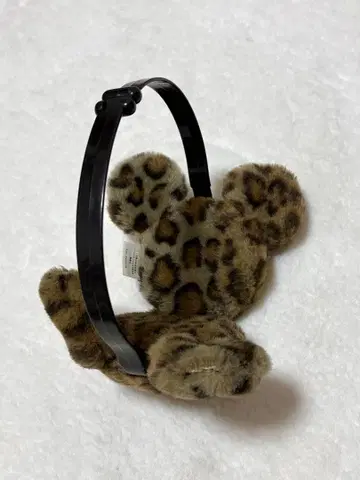 디즈니 레오파드 무늬 귀도리