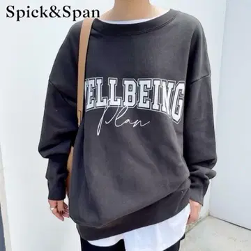 스픽앤스팬 로고 BIG 맨투맨 아카데미 트레이닝복 루즈핏