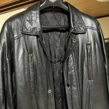 블랙 가죽 자켓