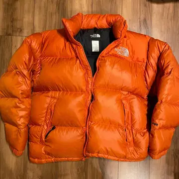 THE NORTH FACE 눕시 다운 자켓 700FP 오렌지
