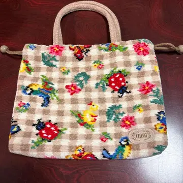 FEILER 꽃무늬 자수 핸드백