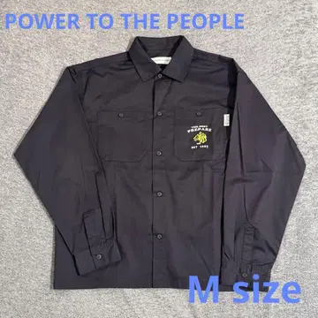 POWER TO THE PEOPLE 긴팔 셔츠 M 사이즈