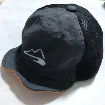 milestone 마일스톤 메쉬 캡 차콜 그레이 오렌지