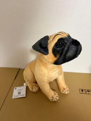 퍼그 봉제 인형