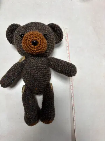 곰돌이 뜨개 인형 핸드메이드