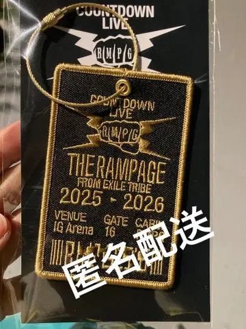 THE RAMPAGE COUNTDOWN LIVE 와펜 키링 2