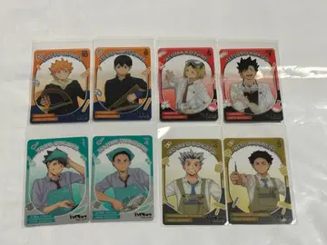 점프 페스타 한정판 하이큐 복권 클리어 카드 8장 컴프 세트