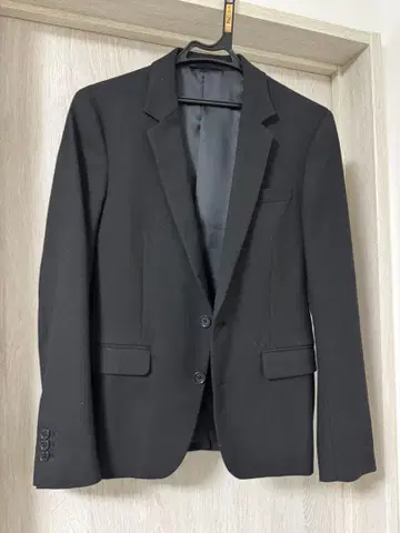 SHIPS JET BLUE 블랙 테일러드 자켓 S