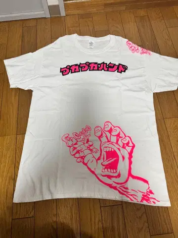 푸카푸카 핸드 T셔츠 운코링