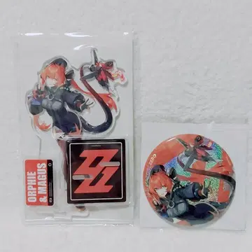 젠제로 올페우스 GIGO 한정판 빅 아크릴 스탠드 캔뱃지 세트