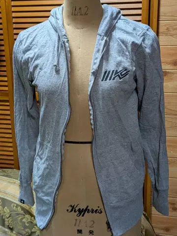 IMAKATSU 그레이 풀 지퍼 후디 M 이마카츠