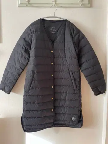 BEAMS HEART 블랙 다운 자켓 블랙