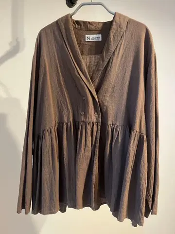 RNA-N 브라운 긴팔 셔츠 자켓풍