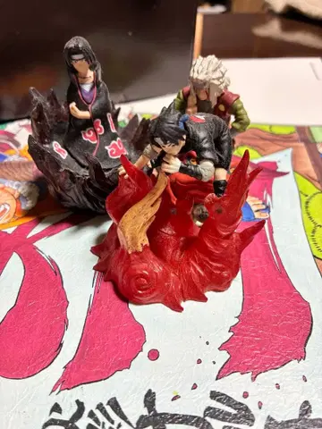 이타치 사스케 지라이야 피규어 3체 세트