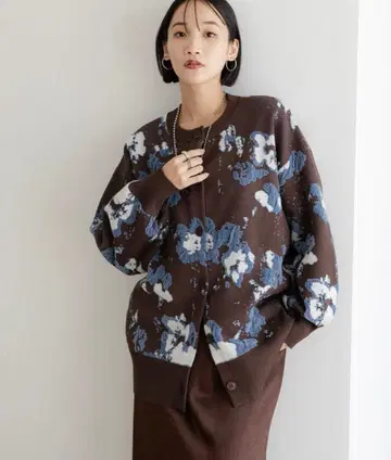 LOWRYSFARM 뉴앙스 카우가라 가디건(Long)