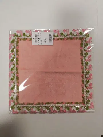 치카자와 레이스 손수건 꽃보다 경단 핑크
