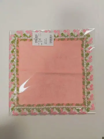 치카자와 레이스 손수건 꽃보다 경단 핑크