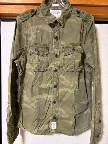 아바클로 카모 패턴 셔츠