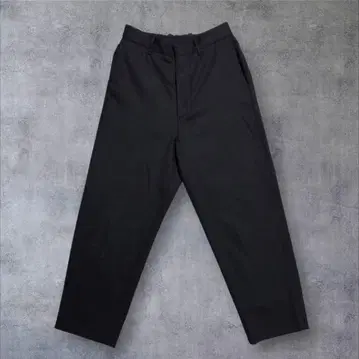 Steven Alan 이지 슬랙스 블랙 허리밴딩 테이퍼드