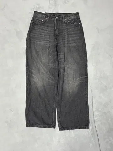 H&M 2024 배기 데님 팬츠 32/30 슈퍼 배기 스타일