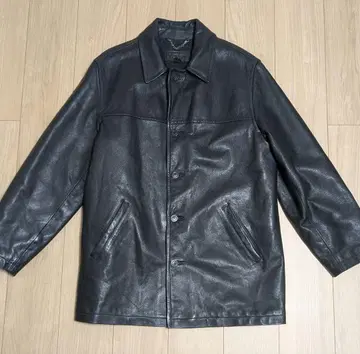 새상품급 레어 j.crew 가죽 카 코트 L 사이즈