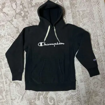 Champion Reverse Weave 후드티 L 블랙
