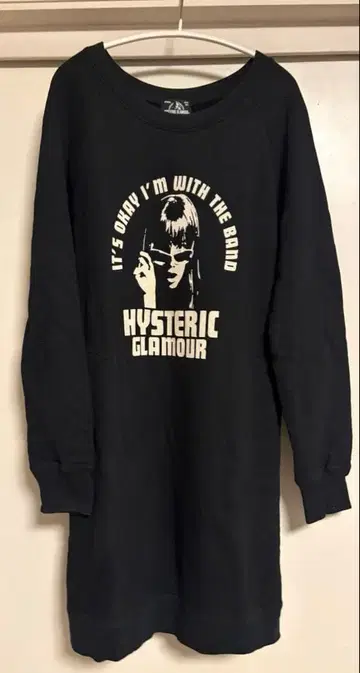 HYSTERIC GLAMOUR 그래픽 맨투맨 원피스