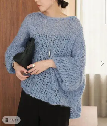 Plage HAND KNIT 점보 탐 풀오버