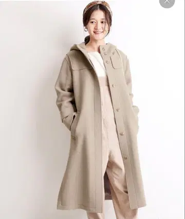 SLOBE IENA 더블 페이스 후드 코트