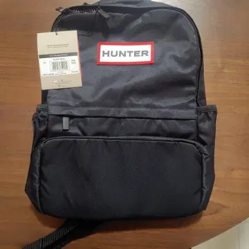 HUNTER 블랙 백팩