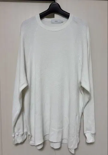 Graphpaper Waffle L/S 크루넥 티