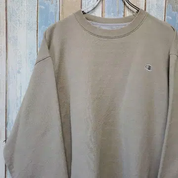 챔피온 맨투맨 트레이닝복 원포인트 자수 로고 XL