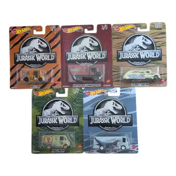 핫휠 쥬라기 월드 5대 세트