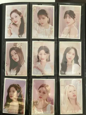 TWICE FC 복권 트레이딩 카드 9장 복권 포함