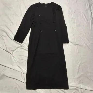 롱 원피스 vintage 쇼와 코디 레트로 울 100%