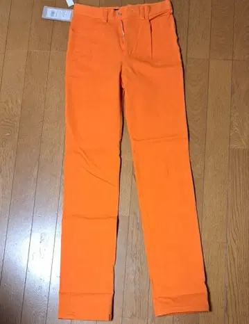 오렌지 캐주얼 팬츠